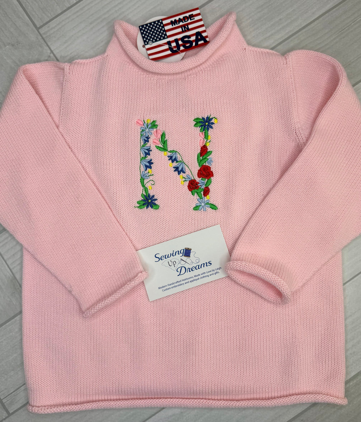 Rollneck Sweater w/name
