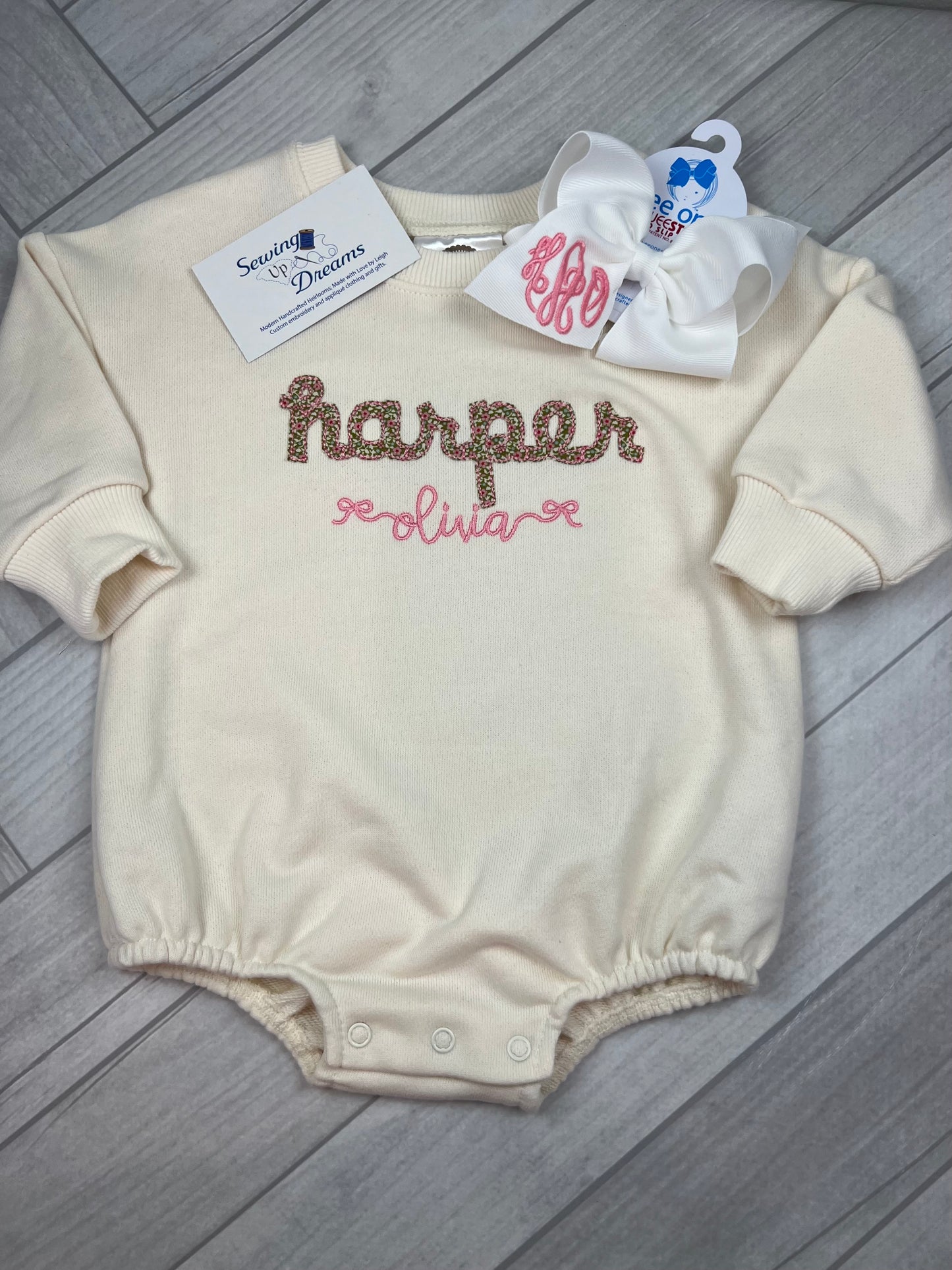 Bubble Sweatshirt with embroidery