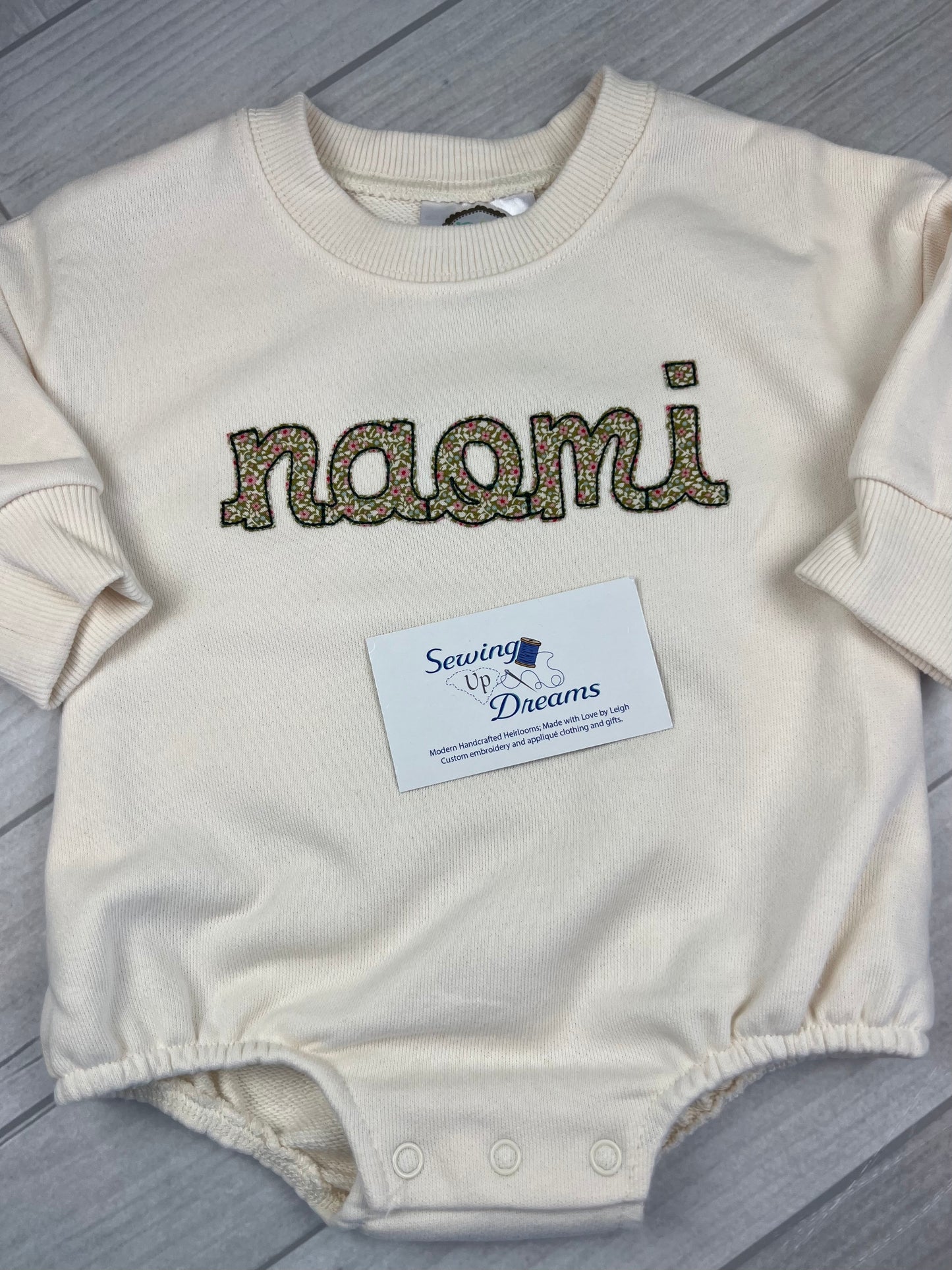 Bubble Sweatshirt with embroidery