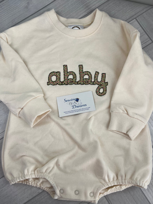 Bubble Sweatshirt with embroidery