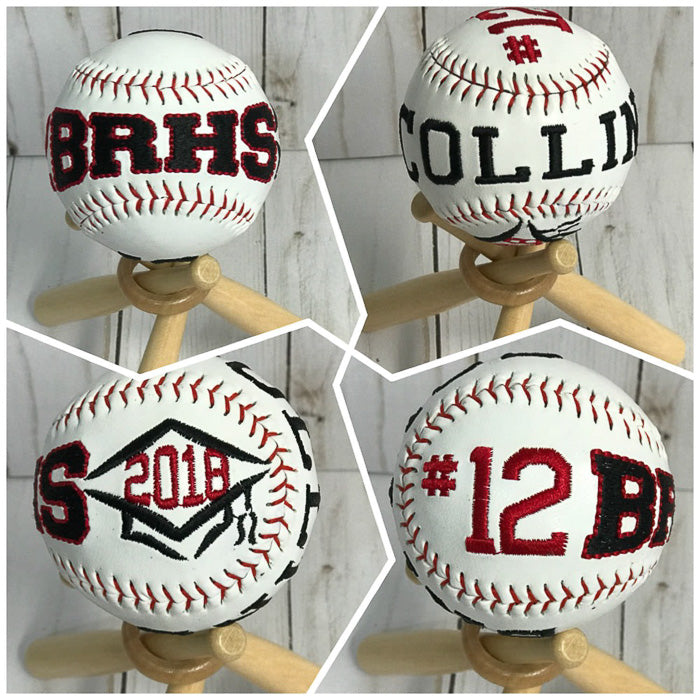 Embroidered Baseballs