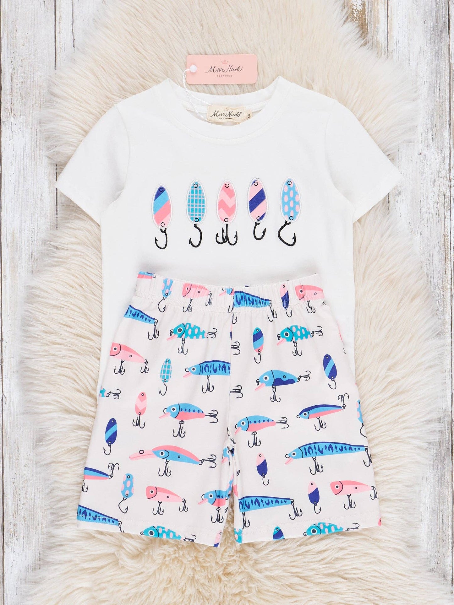 Fishing Lures Embroidered Outfit