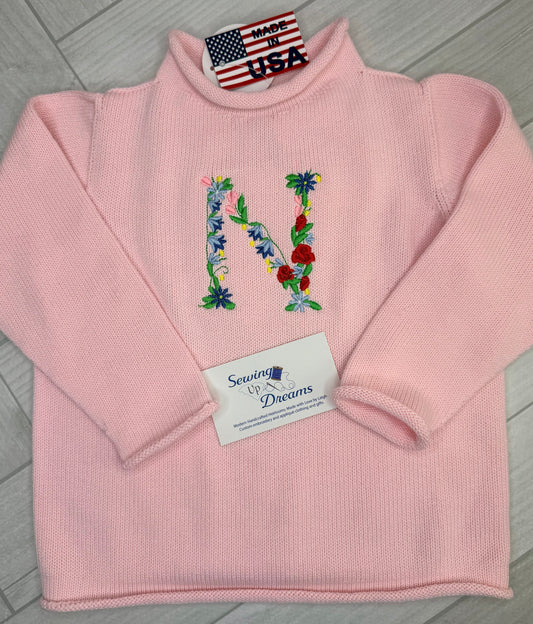 Rollneck Sweater w/name