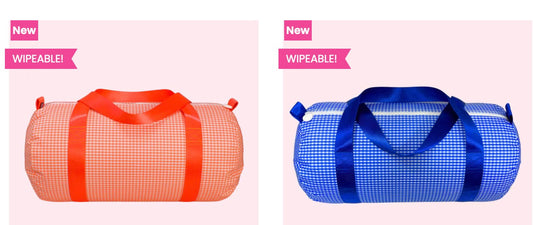 Wipeable MEDIUM DUFFEL w/monogram