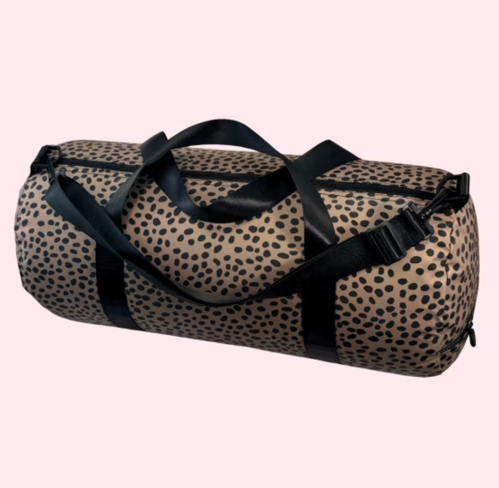 WIPEABLE-WEEKEND DUFFEL with monogram
