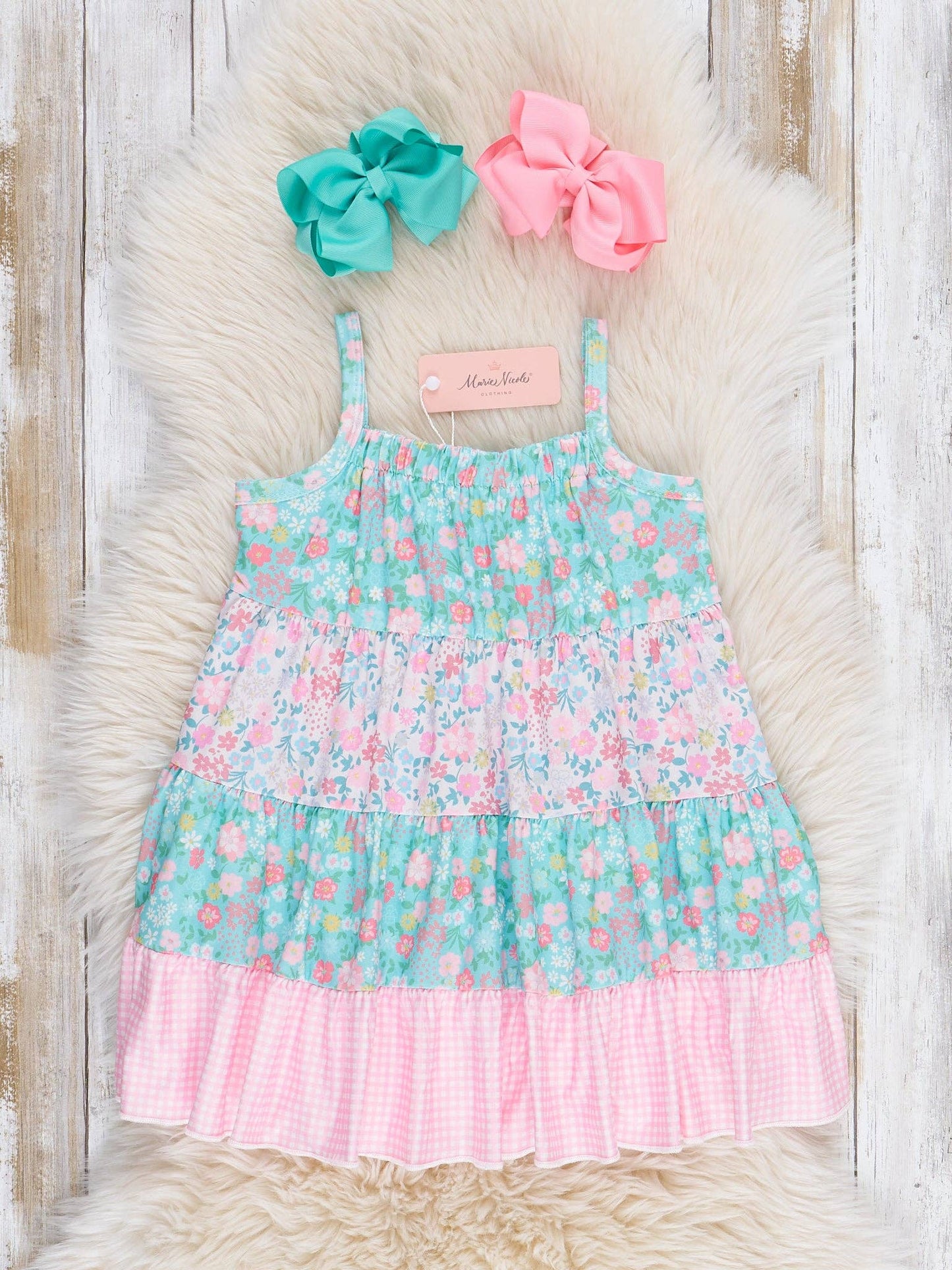Cotton Tiered Garden Ruffle Dress