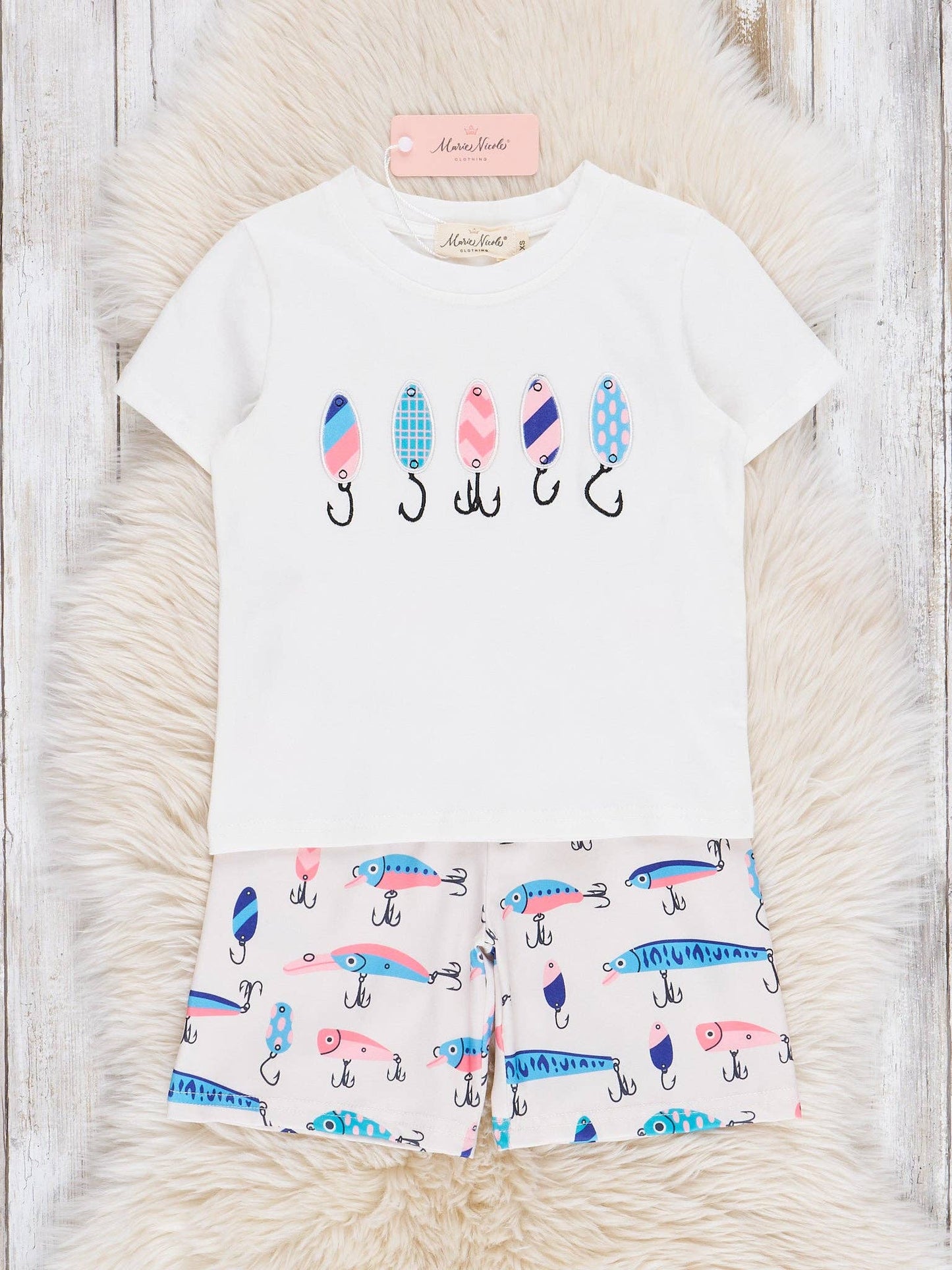 Fishing Lures Embroidered Outfit