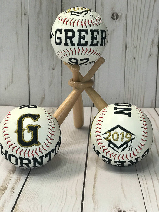 Embroidered Baseballs