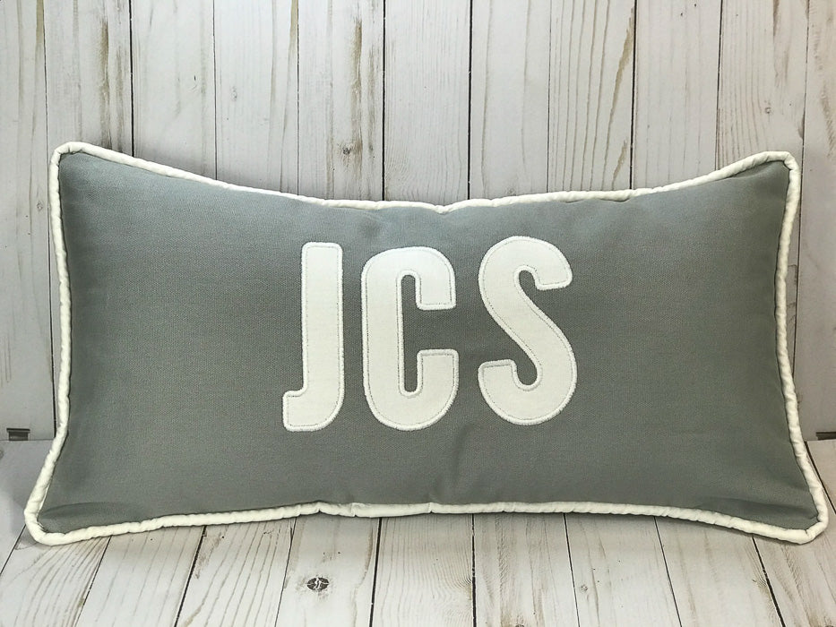 Monogramed Pillow