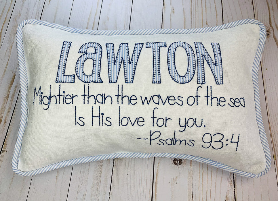 Scripture Pillow