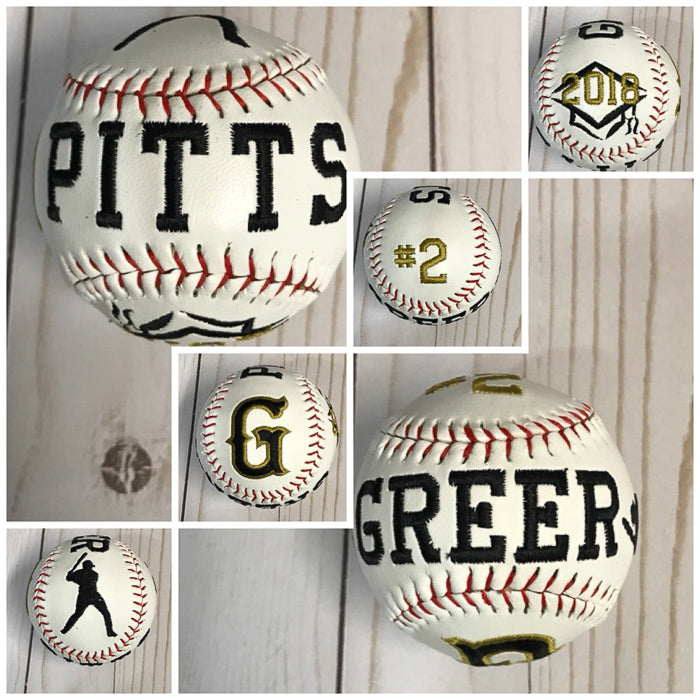 Embroidered Baseballs