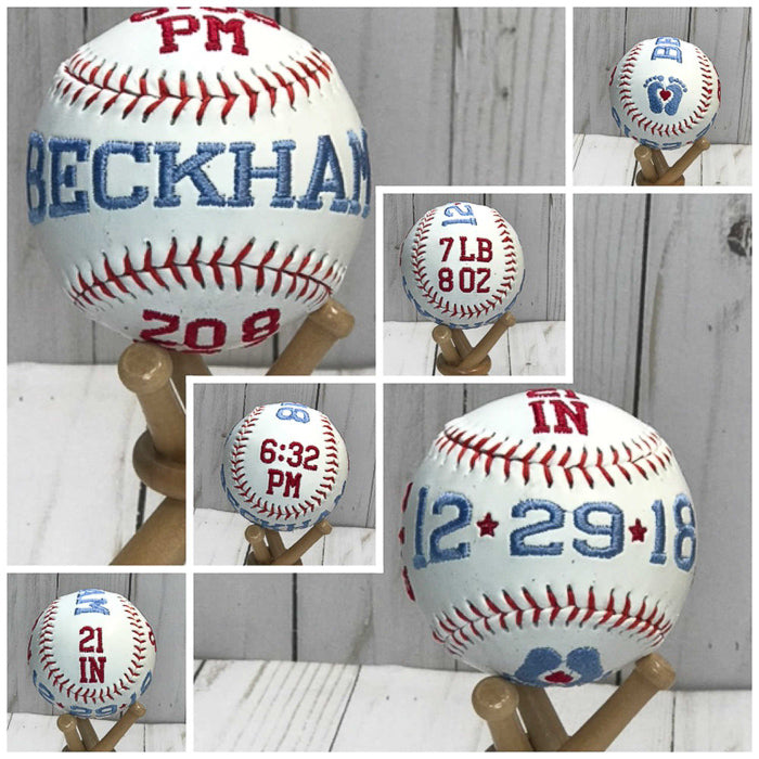 Embroidered Baseballs