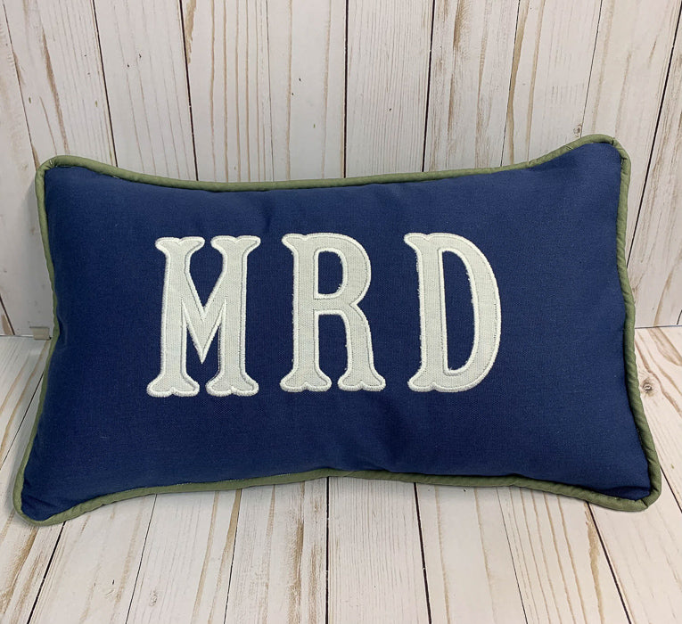 Monogramed Pillow