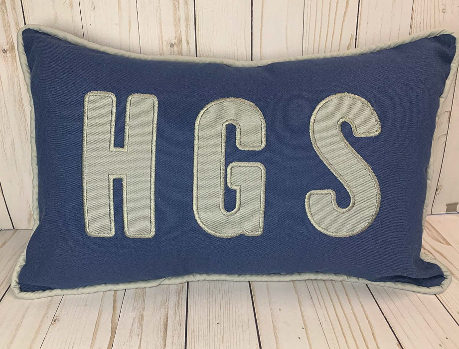 Monogramed Pillow