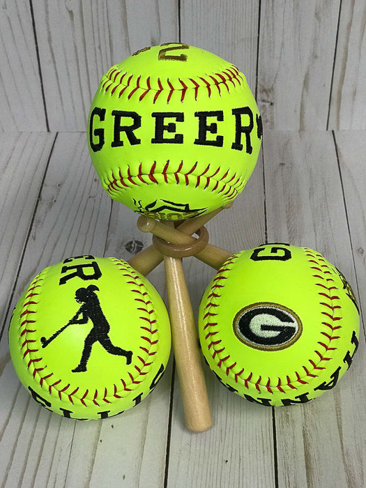 Embroidered Softballs