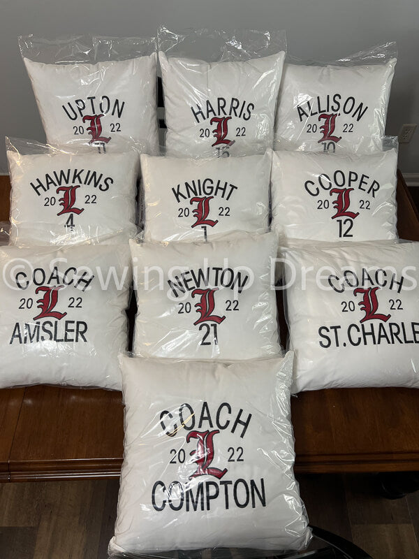 Custom Team Pillow